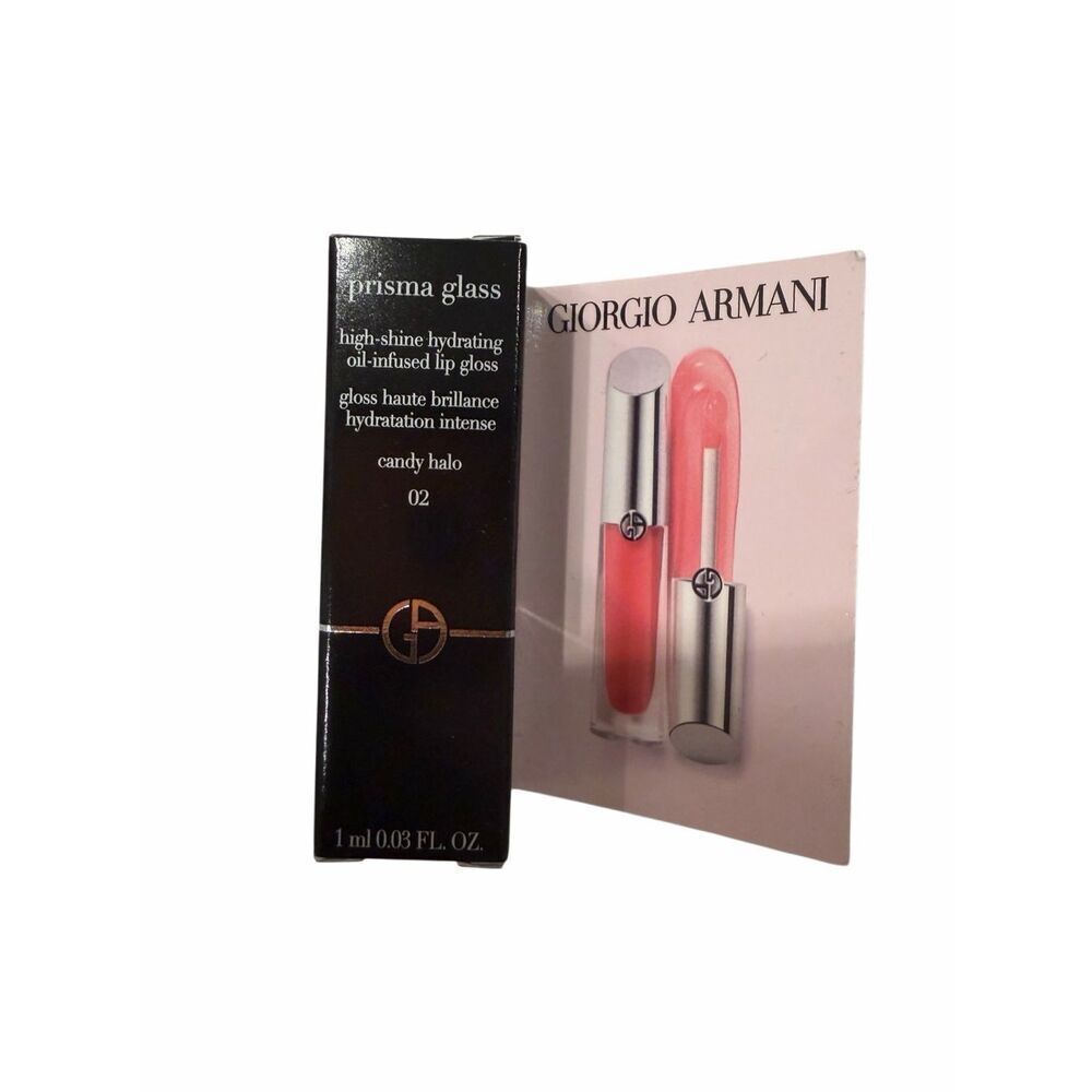 NWT Giorgio Armani Prisma Glass High-Shine Hydrating Oil-Infused Lip Gloss in th